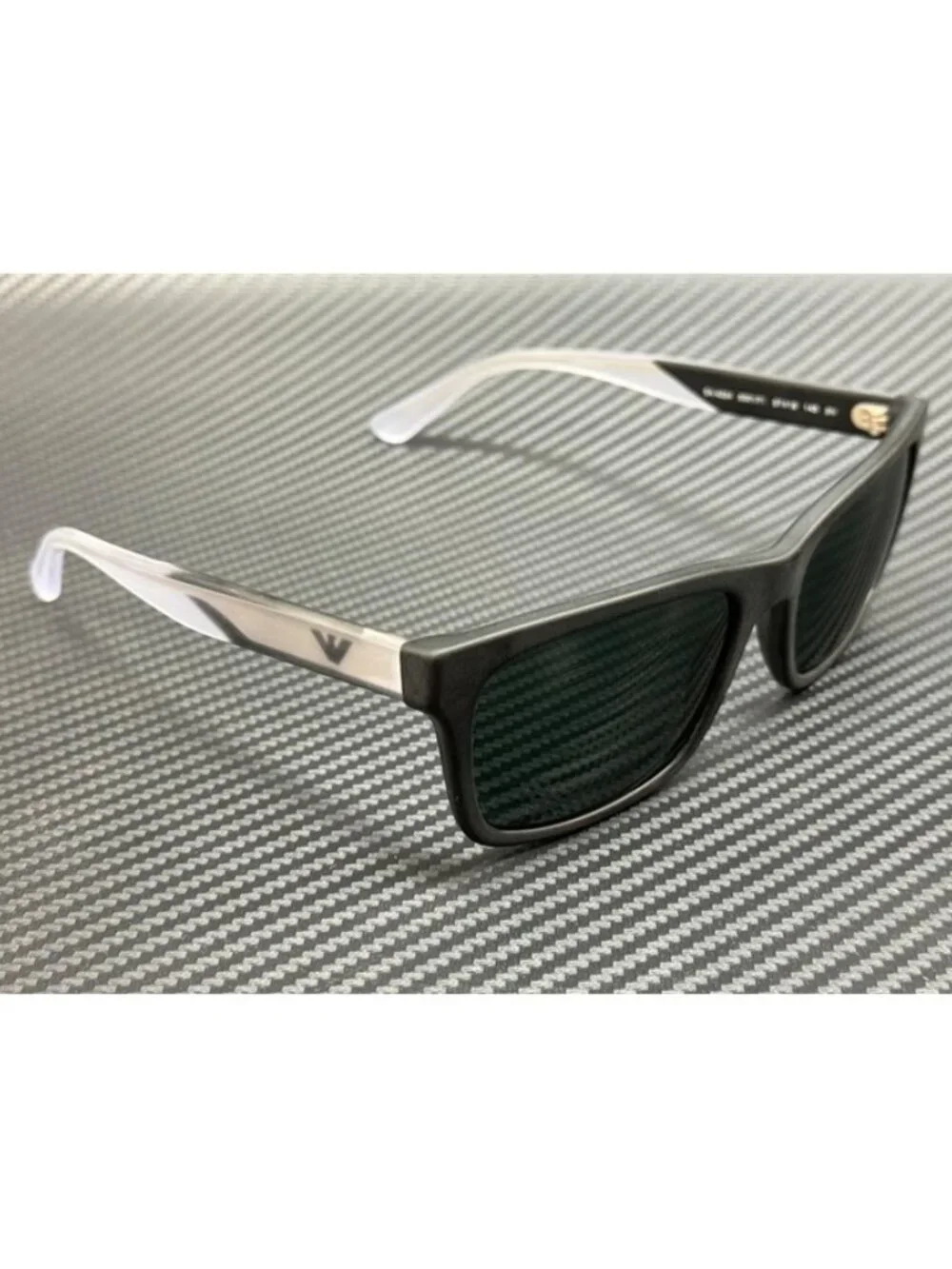 New Emporio Armani Men Matte Black Sunglasses 57-19-145
